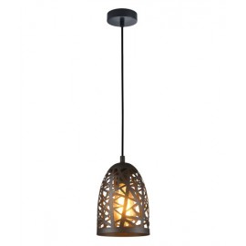 CLA-Escama-Interior Iron Cage Ellipse Pendant Lights